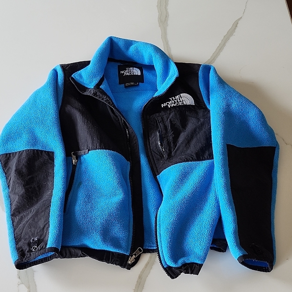 The North Face Kids Blue and Black Jacket